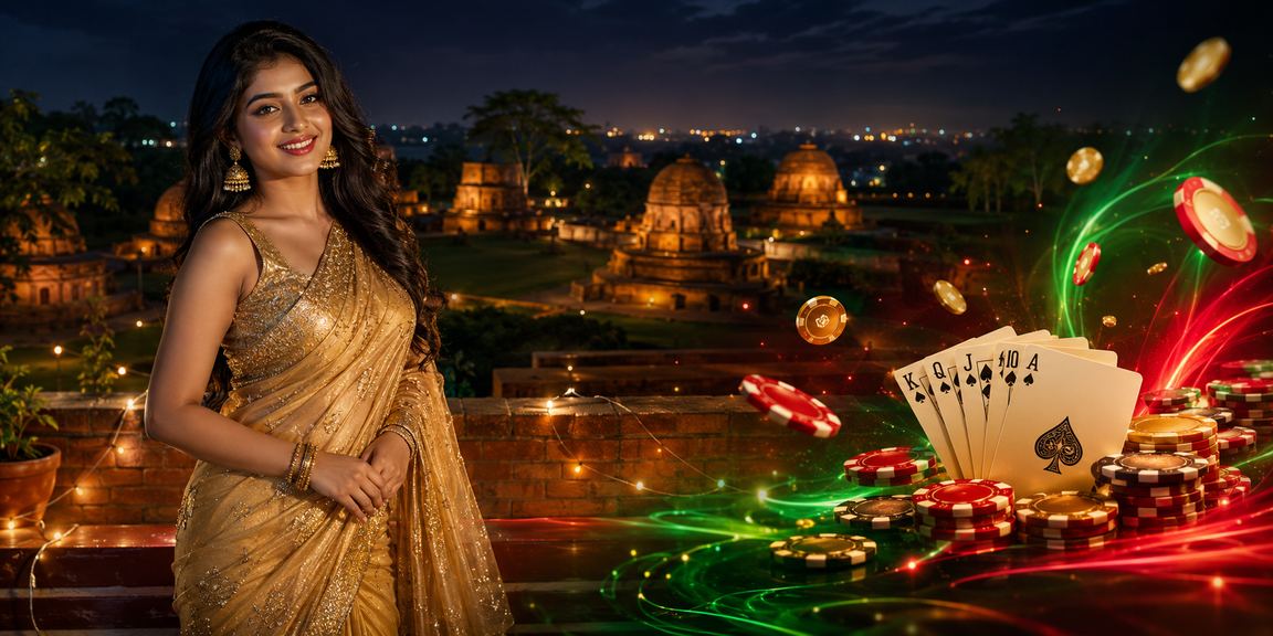 কুমিল্লায় তিন পাত্তি কার্ড গেম শাড়ি পরিধানে