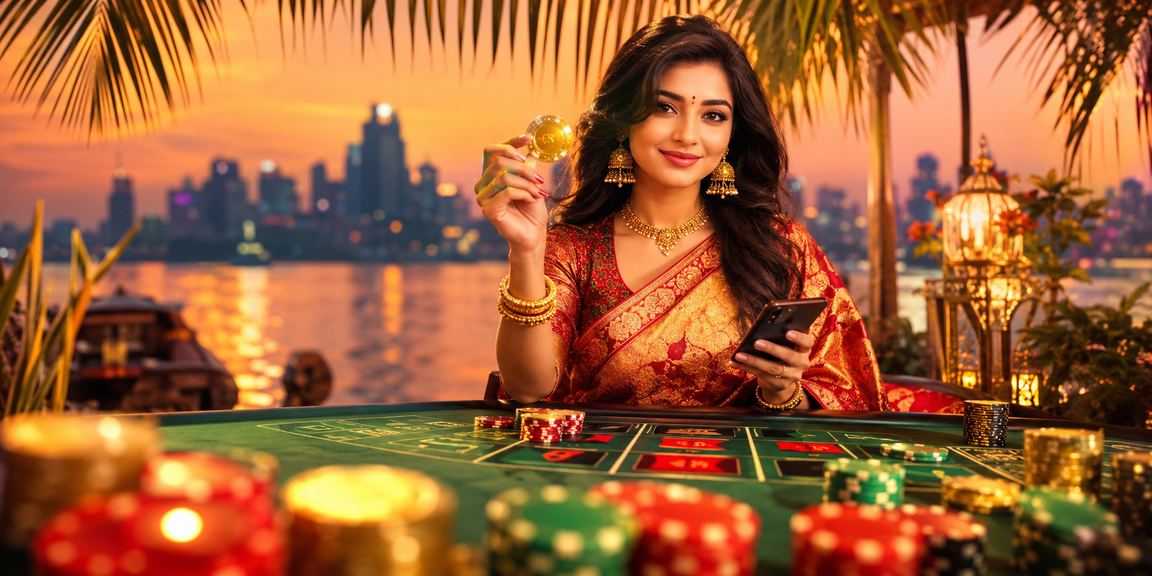রংপুরে শাড়ি পরিহিতা নারী আন্দার বাহার গেম খেলছেন